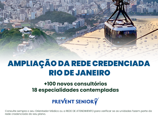 Rede credenciada Prevent Senior no RJ
